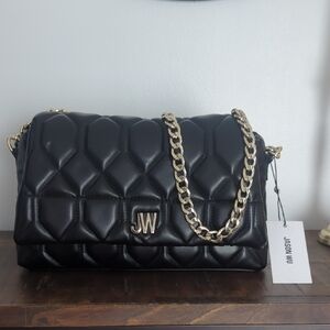 Jason Wu Black and Gold Quilted Shoulder Bag